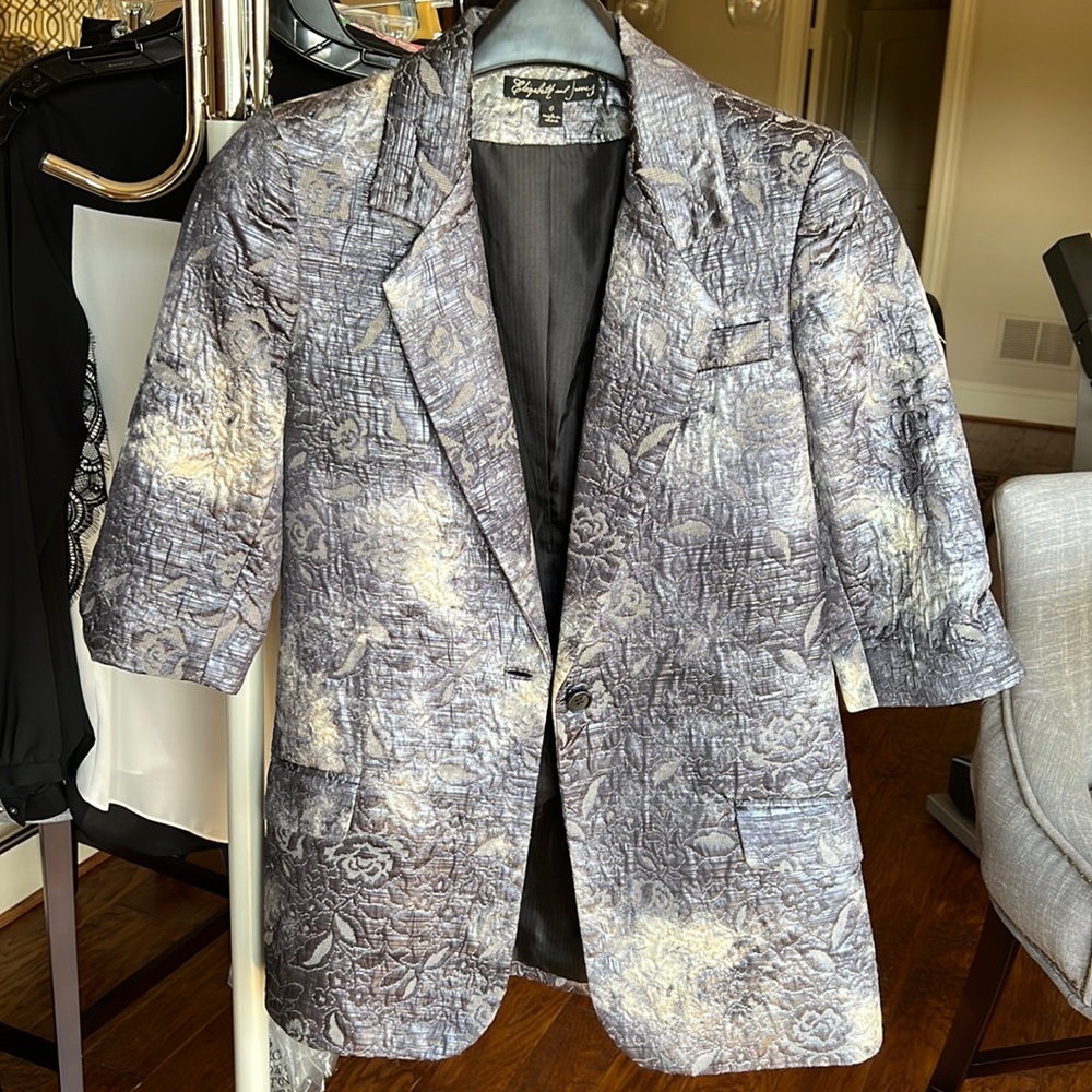 Elizabeth and James Short Sleeve Blazer